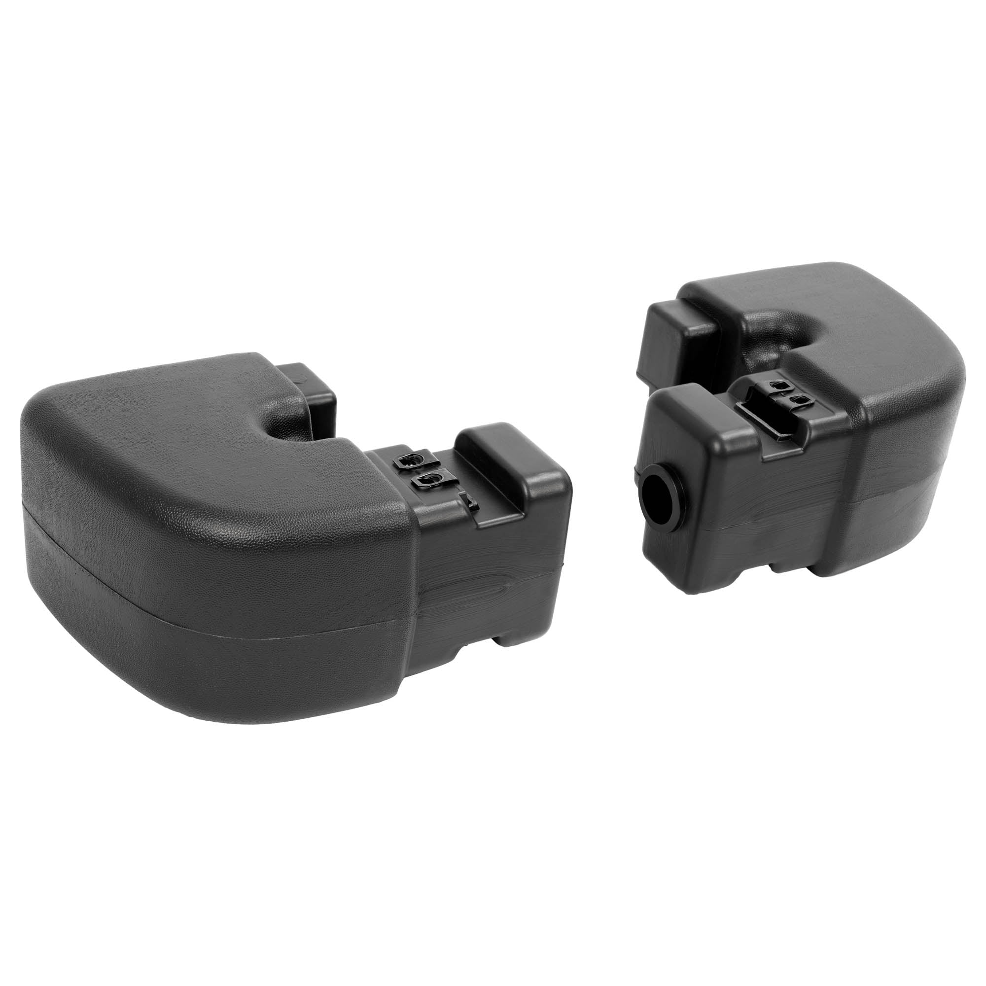 KUAFU Front & Pair Bumper End Cap Compatible With 1997-2006 Jeep