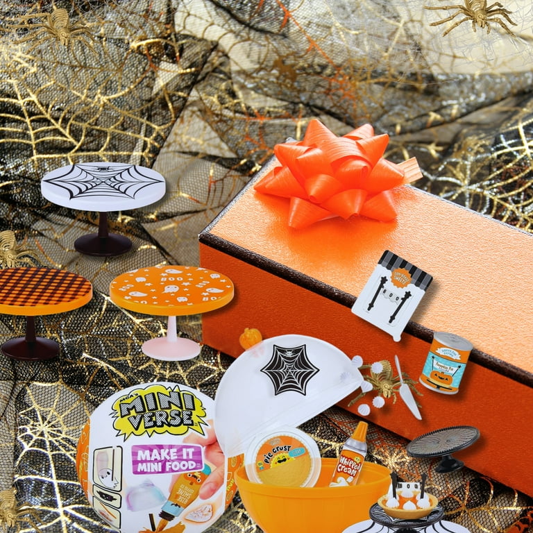MGA's Miniverse Make It Mini Food Pumpkin Spice 3-Pack Series 1 Mini  Collectibles, Seasonal, Blind Packaging, DIY, Resin Play, Replica Food, NOT