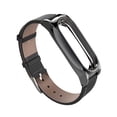 thumbnail image 1 of Reemplazo para Xiaomi Mi Band 2 Pulsera Reloj Pulsera Banda de cuero Caja de metal Correa de la cubierta Inevent PJ7742-01, 1 of 7