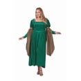 thumbnail image 1 of Disfraz RG de reina renacentista, talla grande, color burdeos, XXL, 1 of 1