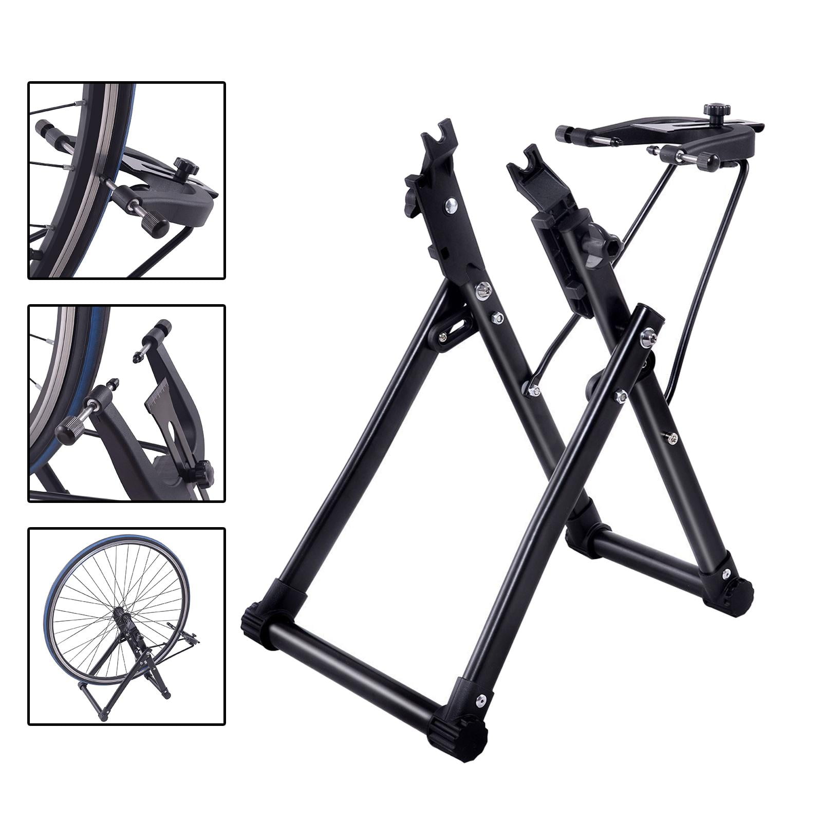 Wheel Maintenance Truing Stand, Bike Tire Truing Stand, Foldable Home