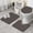 Dark Blue Bigfoot, variant on Dark Blue Bigfoot Pattern Bathroom Rugs Sets 3 Piece,Toilet Cover Set,Absorbent Non Slip Bathroom Mats Sets with U-Shaped Contour Rug Toilet Rug Set