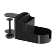 thumbnail image 2 of Desk Cup Holder, Clamp on Desk Organizer with Phone Stand and Storage Compartments, Space Saving Desktop Caddy for Mugs, Pens, and Supplies, No Drill Clip on Rack for Home Office and Workstation, 2 of 6