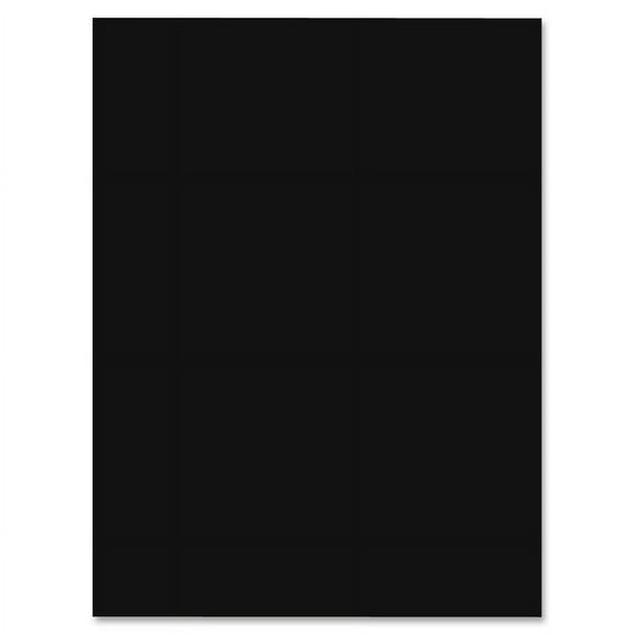 Sparco All-purpose Construction Paper - Multipurpose, Art Project, Craft Project, ClassRoom Project - 0.50"Height x 9"Width x 12"Length - 50 / Pack - Black | Bundle of 5