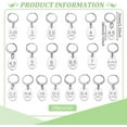thumbnail image 2 of 20Pcs Oval Number Stitch Markers Clear Acrylic Crochet Stitch Marker Charms with 304 Stainless Steel Clasps for Knitting Weaving Sewing Accessories Quilting for DIY, 2 of 5