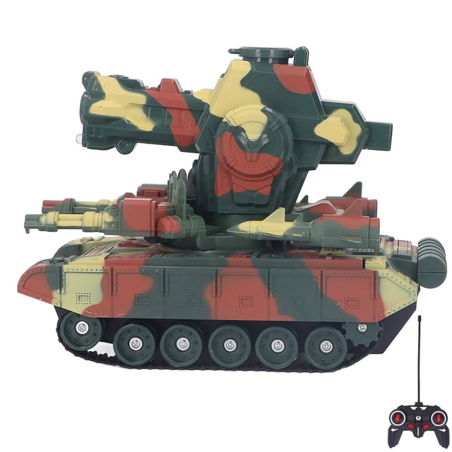 Juguete de Tanque RC Eléctrico, Control remoto Realista Tank de Agua Eléctrica CAR Alta Velocidad para Carreteras Pavimentars Para Niños