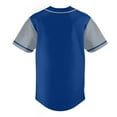 thumbnail image 4 of Baseball Short Sleeve Button Down Team Jersey Casual Button Down Shirts, 4 of 5