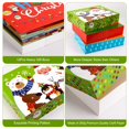 thumbnail image 3 of Cajas de regalo de Navidad HOIIOH extra grandes con pañuelos y pegatinas, 3 of 9