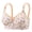 Light Yellow, variant on MVRLSH Sports Jelly Bras for Women Front Closure Full Coverage No Underwire Plus Size Comfort Daily Underwear Strapless Bra