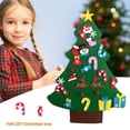 thumbnail image 3 of DIY árbol de Navidad puerta pared 3D estéreo fieltro colgantes regalos adornos decoración (A) Sywqhk Libre de BPA, 3 of 5