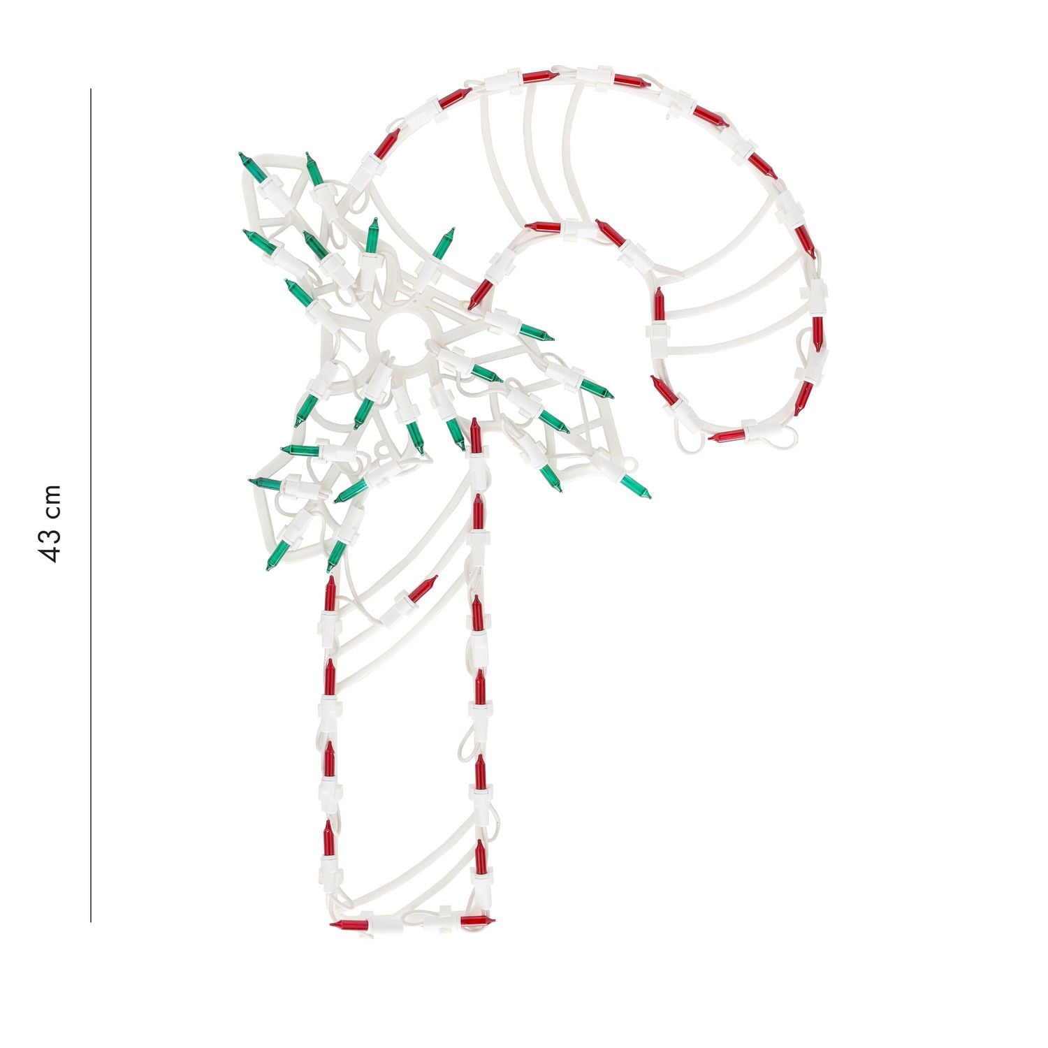 Silhouette de Noel Illuminée Avec 50 lumières