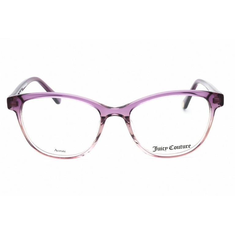 Juicy Couture 197 Full Rim Rectangular Violet Eyeglasses  display picture 3