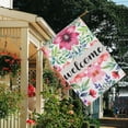 thumbnail image 3 of Spring Summer Multicolored Flower Leaves Garden Flag 28x40 Inch Double Side for Outdoor Courtyard Garden Decor Flowers Welcome Holiday Flag for Outside Decoration, 3 of 6