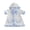 Blue, variant on BemeyourBBs Toddler Baby Girls Swim Cover Up Swimwear Ruffle Poncho Kids Swimsuit Coverup Plaid Front Bow Beach Bathing Suit Bathing Robe Short Sleeve Hooded Coverups Beachwear Wrap with Pockets