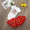 thumbnail image 4 of Conjunto de faldas tutú y mameluco para bebé para mi primer cumpleaños, vestidos de pastel de Navidad para niñas y body de manga corta, conjuntos de fiesta para niñas pequeñas, 4 of 5