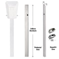thumbnail image 3 of EV Charger Pedestal for Electric Vehicle Charger Stand 304 Stainless Steel Commercial Mount, 3 of 9