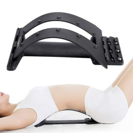 Yosoo Magnet Spine Massager, Multi-level Upper and Lower Back Supporter Lumbar Stretcher Back Spine Massage Waist Pain Relief