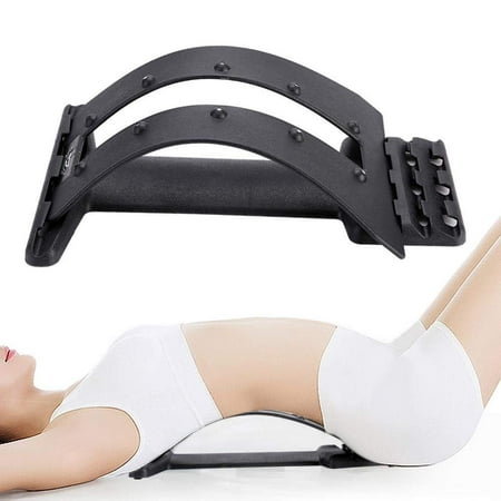 Yosoo Magnet Spine Massager, Multi-level Upper and Lower Back Supporter Lumbar Stretcher Back Spine Massage Waist Pain Relief (The Best Stretches For Lower Back Pain)