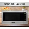 thumbnail image 5 of Farberware 2.2 cu ft Microwave Oven, 1200W Compact Microwave Oven with LED Display, Stainless Steel, 5 of 7