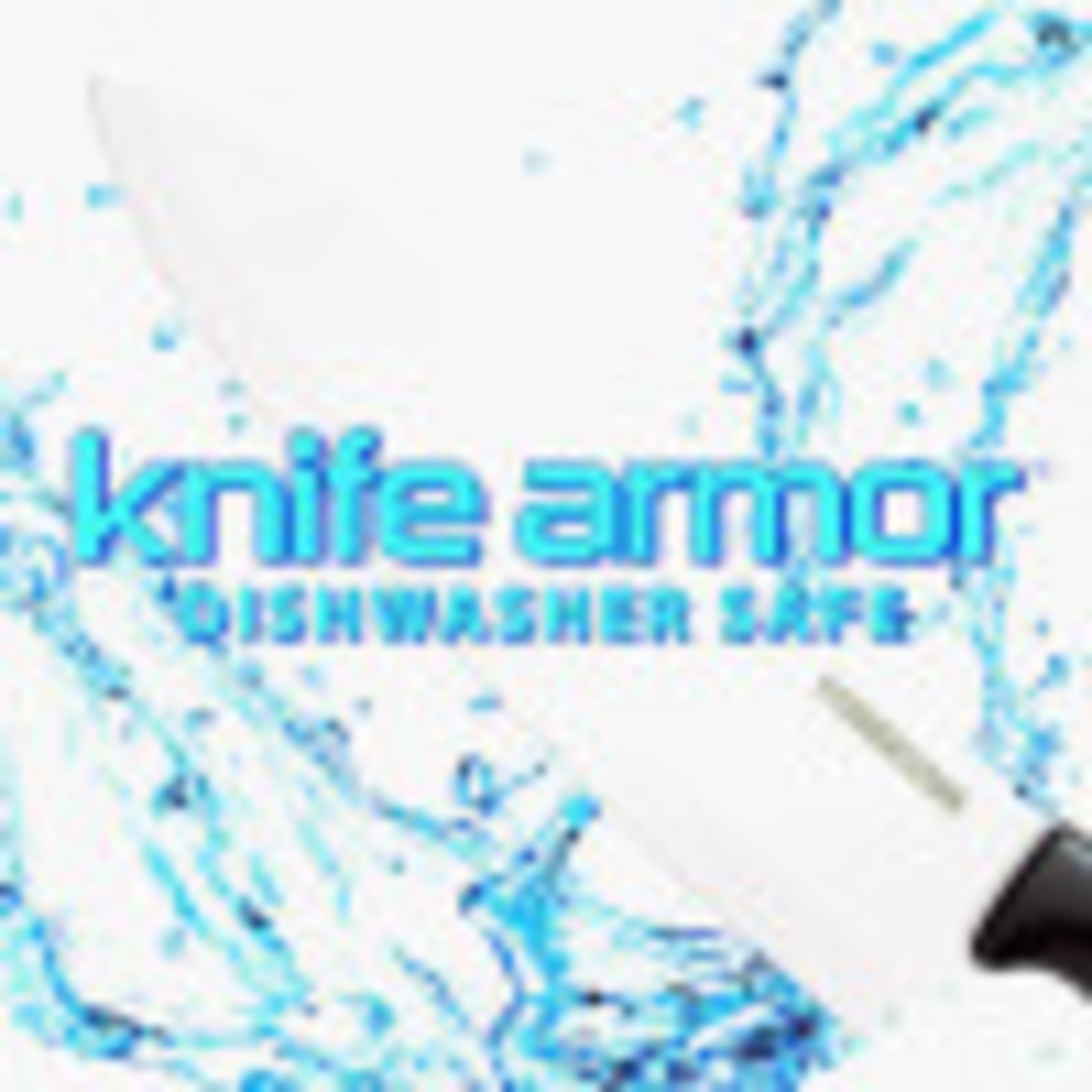 Gourmet Edge 7pc Diamond Nonstick Blade Set w/ Universal Knife Block -  20164615