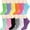 Plain, variant on 12 Pairs Assorted Colors Women Novelty Ankle Socks - Plain
