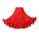 thumbnail image 1 of Falda de baile flamenco para mujer Perfecl vestido negro/rojo talla única C rojo, 1 of 8