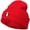 Red, variant on Penguin with Red Hat Embroidered Long Beanie - Red OSFM