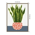 thumbnail image 4 of Amanti Art Potted Plant Framed Canvas Wall Art Print, 4 of 9