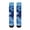 Blue Marble Pattern, variant on Black Marble Pattern Women's Crew Socks, Mid-calf Polyester Running Athletic Socks with Reinforced Heel & Toe, Soft Stretchy Gifts Ideas for Holiday Birthday Gifts