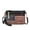 Black, variant on Alisson Vegan Leather Women's FLAG Crossbody Wristlet Handbag by Mia K