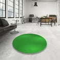 thumbnail image 4 of Ahgly Company Machine Washable Indoor Rectangle Transitional Green Area Rugs, 3' x 5', 4 of 7