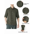 thumbnail image 4 of Off Road Ventures Mens Long Sleeve Safari Shirt Upf 50 Sun Protection Quick Dry Lightweight Button Down Hiking Shirt for Camping Fishing, 4 of 7