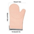 thumbnail image 3 of VOAVEKE Soft Silicones Oven Mitts, Oven Glove, Wave Avoid Slip Pattern Oven Gloves Wear Resistanss Avoid Scalding Gloves Microwave Protective Gloves Kitchen, 3 of 5