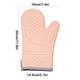 thumbnail image 3 of Yhmxh Guantes de horno con patrón antideslizante y resistentes al desgaste, guantes para evitar quemaduras, guantes protectores para microondas, siliconas de cocina para hornear en el horno, 3 of 6