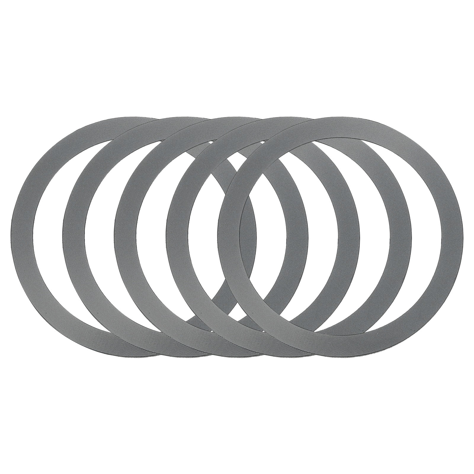 5Pcs Magnetic Adapter Ring, Magnetic Wireless Charger Conversion Kit, Grey