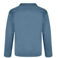 thumbnail image 4 of Fashionable Round Neck Sweatshirts for Men Navy Leisure Long Sleeves Stand Collar Solid Color Zipper Pocket Plus Size 3XL Up to 65% off!, 4 of 6