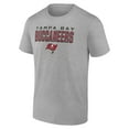 thumbnail image 2 of Men's Heather Gray Tampa Bay Buccaneers Swagger T-Shirt, 2 of 3