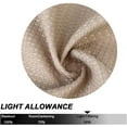 thumbnail image 5 of Haperlare Kitchen Curtain 30"W x 24"L Waffle Woven Textured Light Filtering Tier Curtains for Bathroom Cafe, Taupe, 2 Panels, 5 of 7