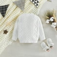 thumbnail image 4 of Coerni Little Child Autumn Solid Color Long Sleeve Braid Crew Neck Sweater Knit Sweater Long Sleeve Shirt, 4 of 8