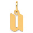 thumbnail image 1 of Diamond2Deal 14K Pendentif Initial Lettre U en Or Jaune pour Femmes, 1 of 3
