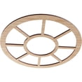 thumbnail image 2 of Ekena Millwork 16"OD x 5 3/4"ID x 1/4"T Grace Wood Fretwork Pierced Ceiling Medallion, Alder, 2 of 3