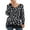 04-FP Leopard Black, variant on JWD Women's V-Neck Long Sleeve Side Split Loose Casual Knit Pullover Sweater Blouse Black-Small