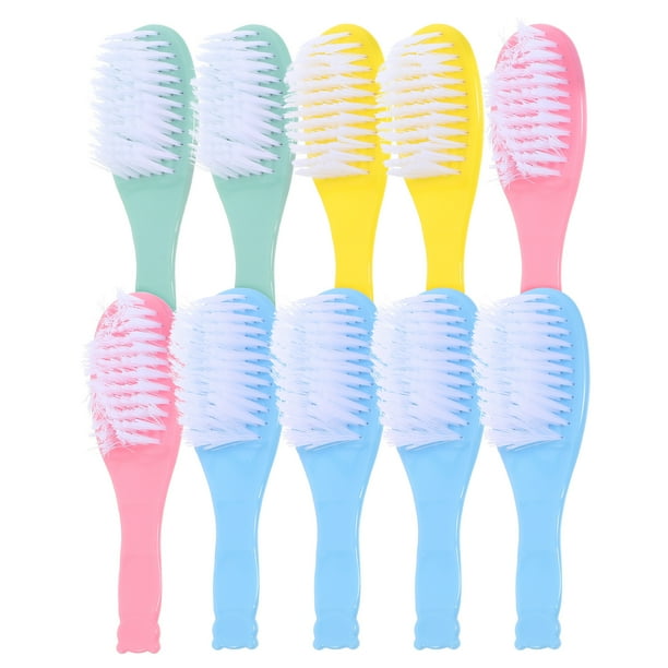 Cepillos infantiles para el hogar de 10 piezas Convenientes cepillos de recién nacidos cepillos para el cabello para bebés cómodos