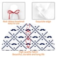 thumbnail image 4 of Lsque Hipster Mustache Print Christmas Tree Skirt, Tree Skirt with Ties or Velcro, Perfect for Holiday Decorations, Halloween, and New Year-36", 4 of 7