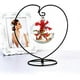 thumbnail image 2 of Paquete de 2 soportes de exhibición de adornos en forma de corazón, de hierro, para terrarios de cristal colgantes (corazón), 2 of 5