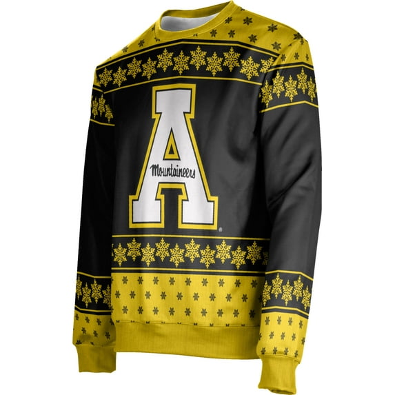 Men's Appalachian State University Ugly Holiday Snowflake Sweater (Apparel)