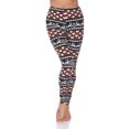 thumbnail image 1 of White Mark Leggings à Imprimé des Fêtes pour Femmes, 1 of 5