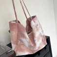 thumbnail image 2 of Bolsos de mano de gran capacidad de estilo preppy para mujer, bolso de diseñador de lujo, nuevo bolso de lona con proceso de teñido anudado, bolso de hombro para compras 2023, 2 of 5