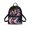 Rainbow Butterfly Rose Pattern, variant on HELLHERO Dragonfly Moon Floral Theme Small Backpack for Outing Shopping, Lightweight Travel Shoulder Bags Polyester Front Pocket Mini Backpack