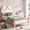 White+Pink + MDF + Pine + Plywood + Twin, variant on Twin Size Wooden Platform Bed with Bow Headboard, Solid Wood Bed Frame with Slatted Support, Low Profile Platform Bed for Teens Girls, No Box Spring Needed.Pink and White